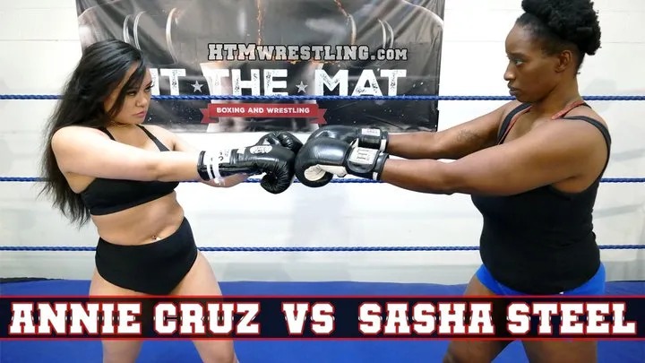 Annie Cruz vs Sasha Steel Boxing P1