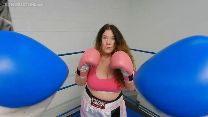 Kristie Etzold Knocks You Out! Femdom POV Boxing Session