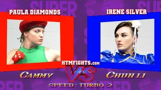 Cammy vs Chun Li - Round 1 (Irene Silver vs Paula Diamonds)