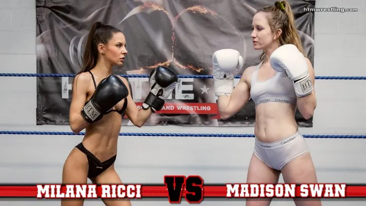 Milana Ricci vs Madison Swan Boxing Part 1