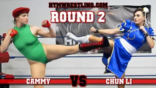 Cammy vs Chun Li - Round 2 (Irene Silver vs Paula Diamonds)