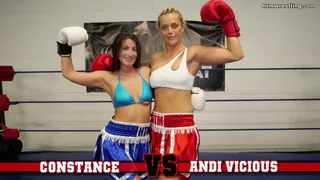 Andi Vicious vs Constance Foxy Boxing