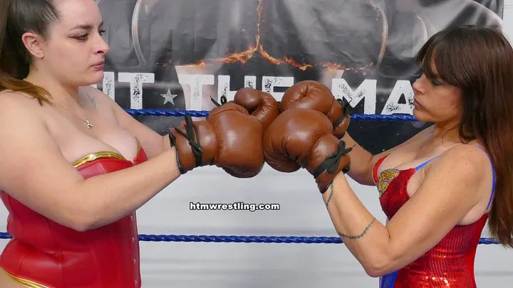 Wonder Eve vs Wonder Onyx Cosplay Boxing - Part 1