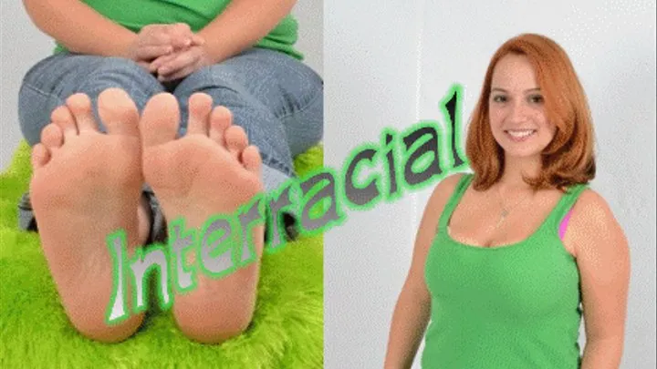 Liz River's Sweaty Soles - Interracial worship