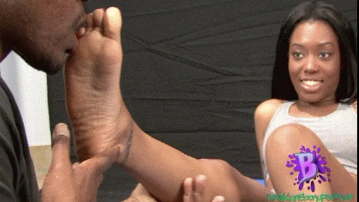 Olivia's Yoga workout feet