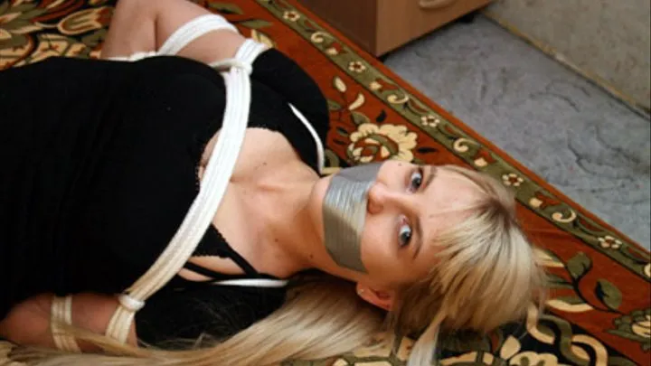 Anna Playing Our Bondage Games: Hogtied