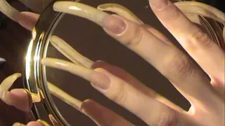 CellPhone and Little wirrow with longest nails