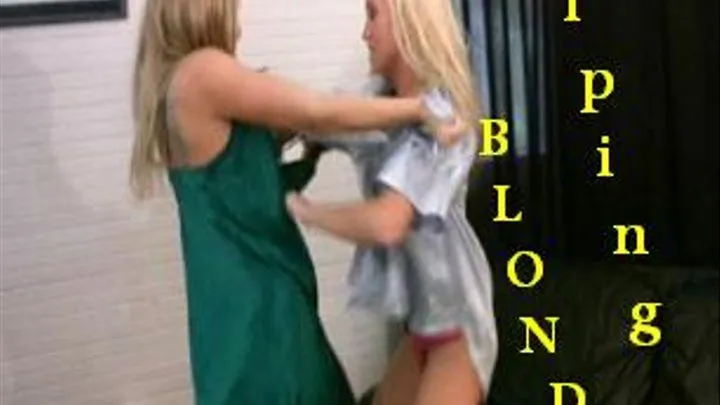 Blonde On Blonde Ripping Catfight