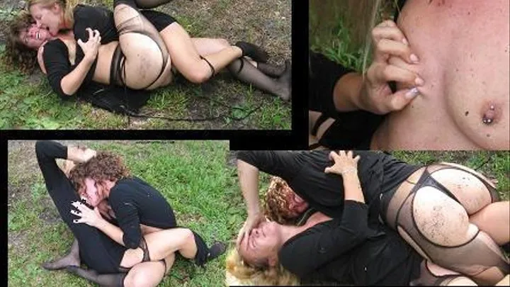 Dirty Nasty Out Door Catfight