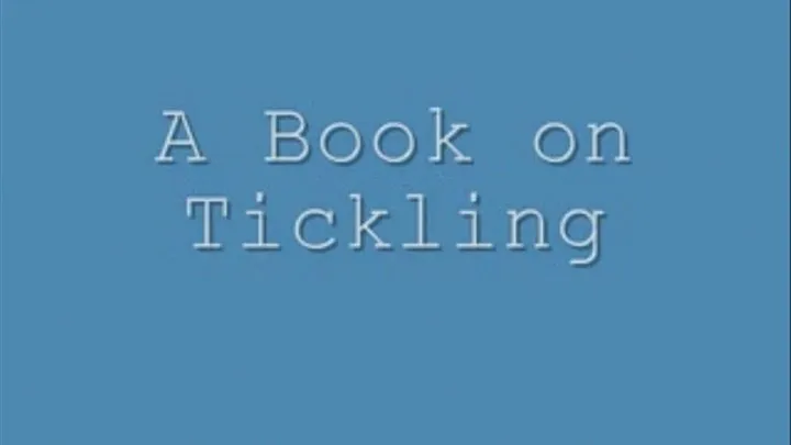 A Book on Tickling