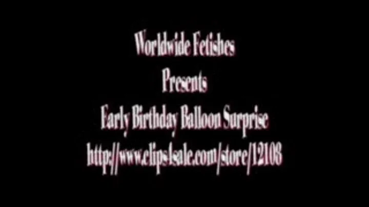 Early Birthday Balloon Surprise - MPEG