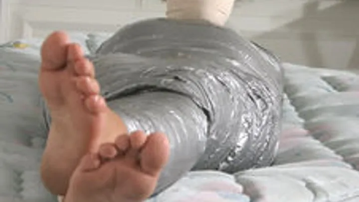 Real Life Airline Stewardess Mummified, Gagged, Mercilessly Foot Tickled!!