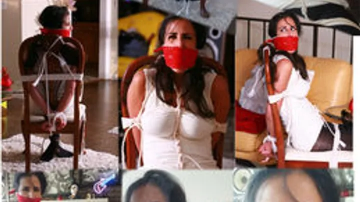 Sofia Bertolini Tightly Bound, Triple Gagged, Crotch roped & Humiliated for Snooping & Stealing! *38 MINUTES LONG*