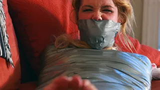 Janira is a Double Mummified, Toe-tied, Angry, Gagbitching and Toe-tally Frustrated Babysitter