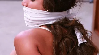Gorgeous Chi Chi Medina gets Blackmailed into Being Tightly Bound and Gagged!!