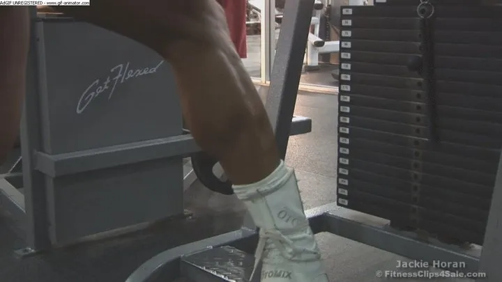 Jackie Standing Calf Raises on Machine