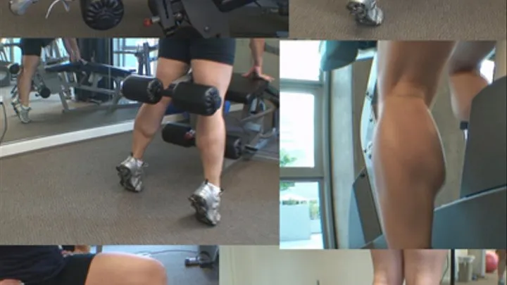 17.5" Muscular Calves In The Gym