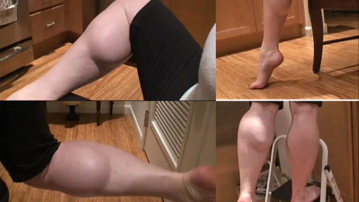 18.5" Muscular Calves Goddess Muscle Control