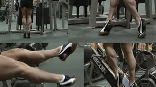 The Muscular Calves Gym Dance