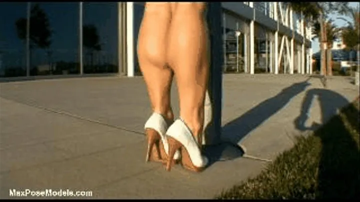 Fantasy Calves 17.5 inch Muscular Calves In White Mini and Heels