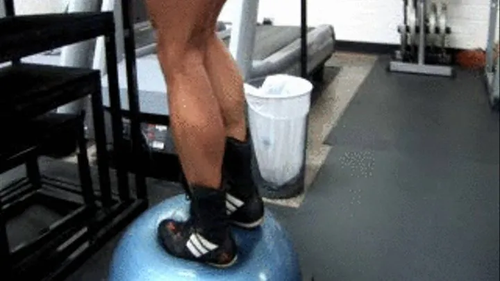 Brenda Swiss Ball Muscular Calves Flex