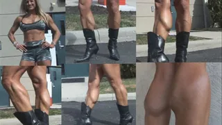 Melanie's Closeup Muscular Calves and Boots Hi Res