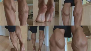 Muscular Calves Tanned and Ripped Hi Res