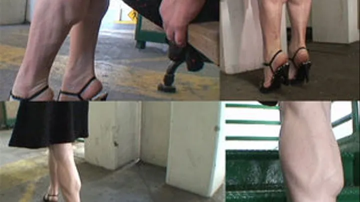 TV Producer w/ 17" Muscular Calves in High Heels