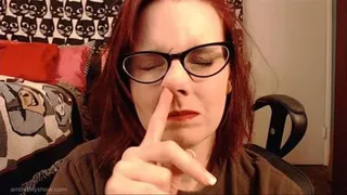 AmberLily Is A Nose Picker 2