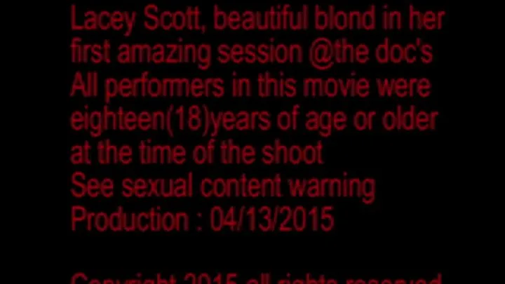 Lacey Scott clip seven How did it feel