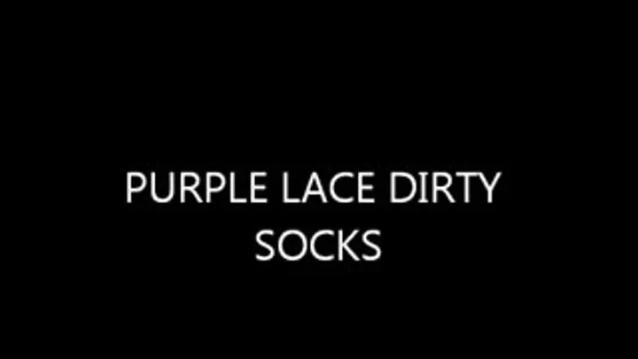 PURPLE LACE DIRTY SOCKS