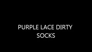 PURPLE LACE DIRTY SOCKS