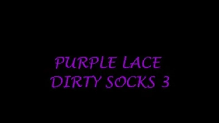 PURPLE LACE DIRTY SOCKS 3