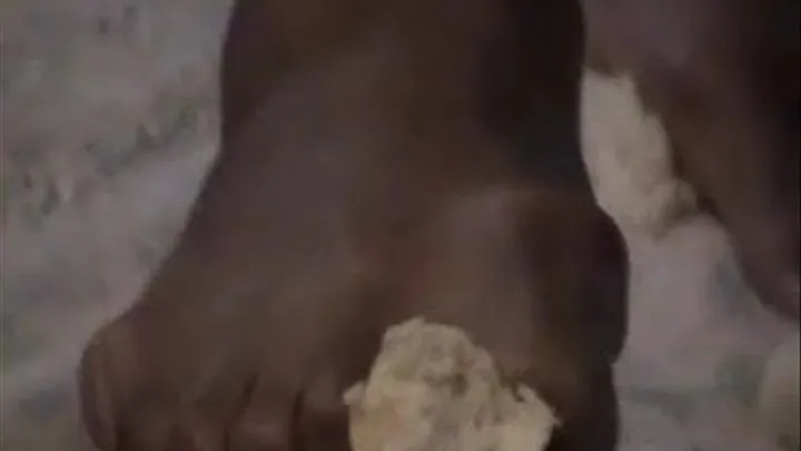 GIANTESS ZENA MAKES BREAD W/HER FEET