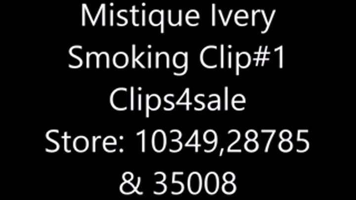 MISTIQUE IVERY SMOKING CLIP#1 apple