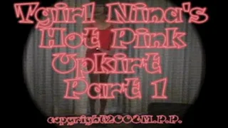 Tgirl Nina's Hoy Pink Upskirt Part 1