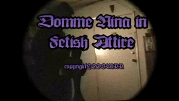 Domme Nina in Fetish Attire