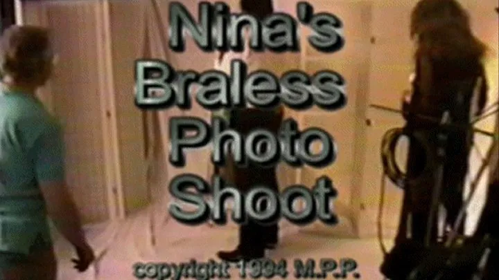 Nina's Braless Photo Shoot