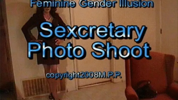Feminine Gender Illusion - Sexcretary Photo Shoot Complete