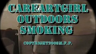 CareerTgirl Outdoors Smoking