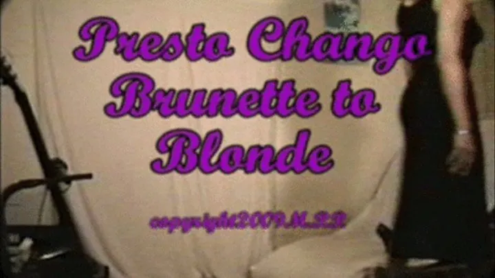 Presto Chango Brunette to Blonde