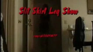 Slit Skirt Leg Show