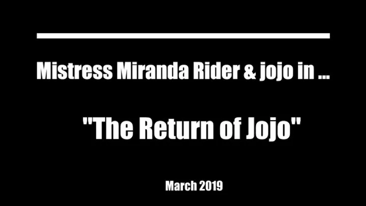 The Return of Jojo