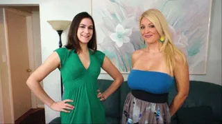 Charlee Chase and Addie Armpit Tickle Challenge Part 1 - F/F