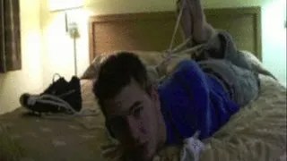 BRYAN HOGTIED AND TICKLED BY DADY