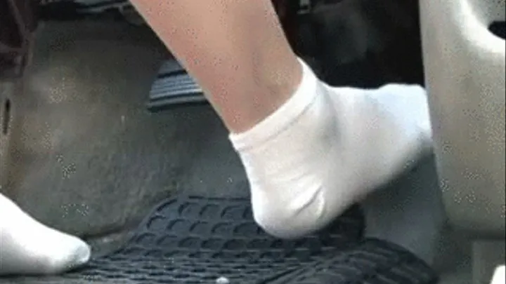 WHITE SOCKS PEDAL PUMPING