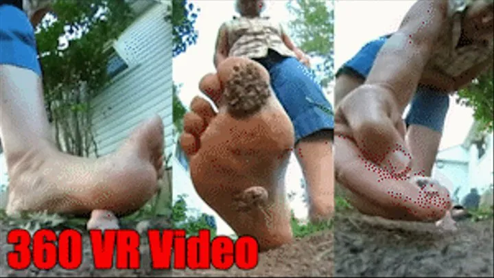 360 VR - Carelessly Crushed Under Liama's Mature Feet - Best Quality