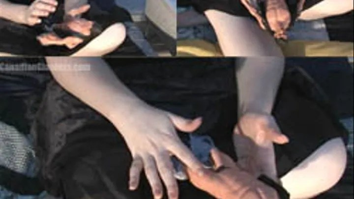 Rachels Teasing Hands