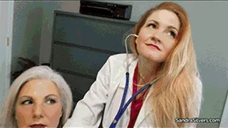 Dreamy Date at the Doctor's Office for Medical MILF Practitioner & Purloined Patient Girl Girl Fingering & Oral Orgasms in Bondage Extravaganza! #2508