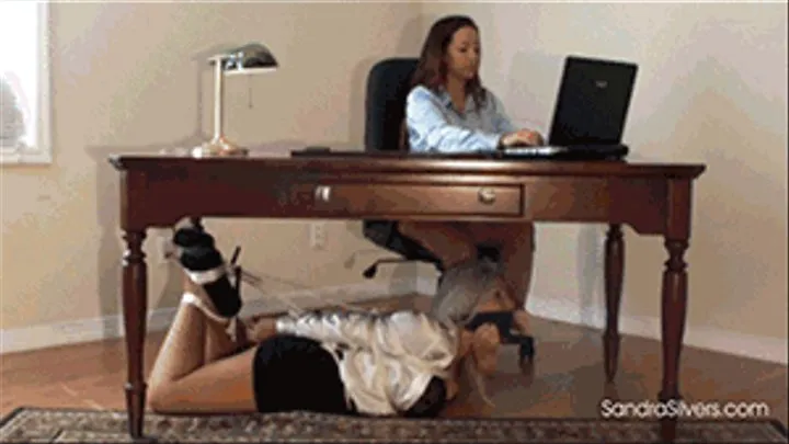 Boss lady Sandra Kept Hogtied and Under The Feet of Secretary Constance! 1596